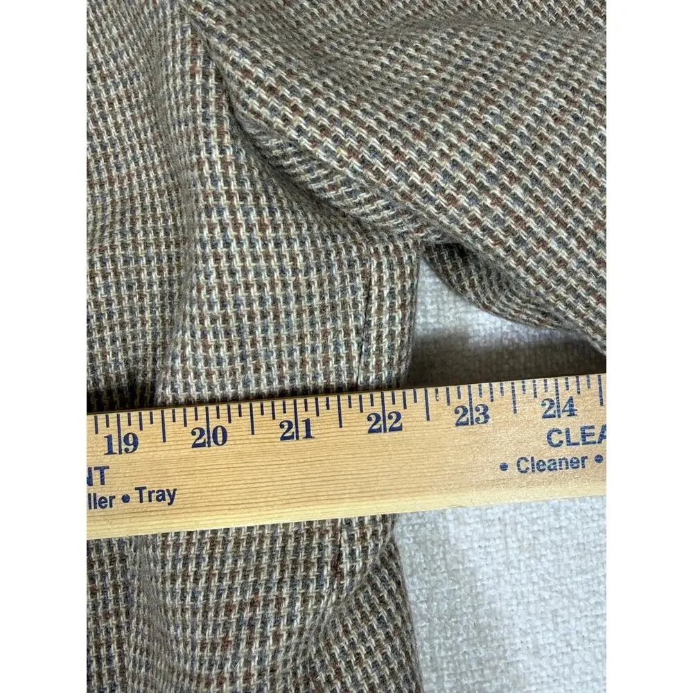 Pendleton Men 44 Brown 100% Virgin Wool  Western Blazer Jacket Sport Coat